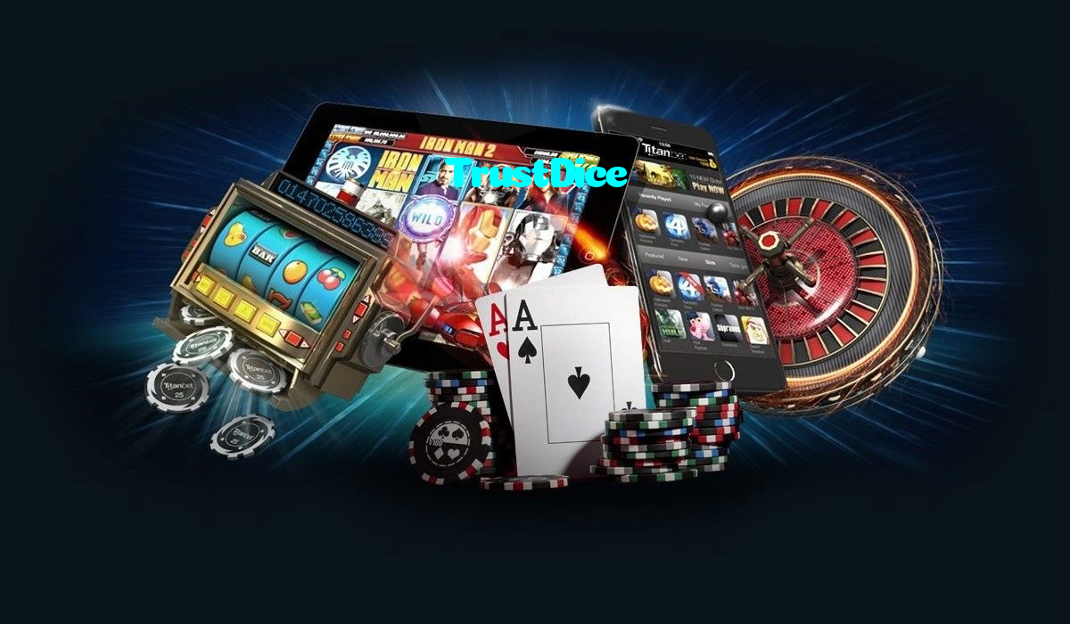available types of TrustDice bet including pre-match live express and system bets